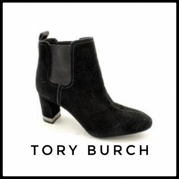 Tory Burch Shoes - Tory Burch April black suede boot 8.5